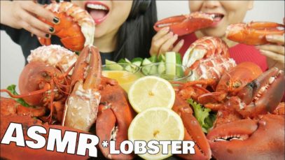 ASMR LOBSTER FEAST (EATING SOUNDS) NO TALKING | SAS-ASMR