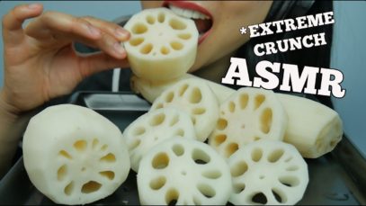 ASMR LOTUS ROOT (EXTREME CRUNCH EATING SOUNDS) NO TALKING | SAS-ASMR