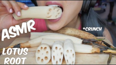ASMR Lotus Root (EXTREME SATISFYING CRUNCH EATING SOUNDS) No Talking | SAS-ASMR