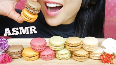 ASMR MACARONS (SOFT CRUNCH EATING SOUNDS) NO TALKING | SAS-ASMR