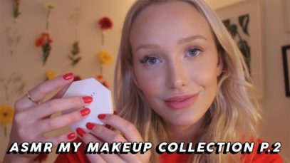 ASMR Makeup Collection Show And Tell Part Two (Tapping, Lid Sounds…) | GwenGwiz