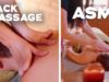 ASMR | MASSAGE | Asmr NECK TRACING, BRUSHING massage. Pleasant Sounds
