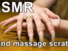 ASMR massage sound  ear to ear scratching tapping