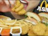 ASMR McDonalds (Chicken Nuggets + Burger) EATING SOUNDS NO TALKING | SAS-ASMR