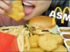 ASMR McDonalds CHICKEN NUGGETS + Wendy’s Burger (EATING SOUNDS) NO TALKING | SAS-ASMR