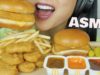 ASMR McDonalds Filet-O-Fish + CHICKEN NUGGETS & FRIES (EATING SOUNDS) NO TALKING | SAS-ASMR