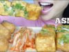 ASMR MEATLESS MEAL *AGEDASHI TOFU + INARI SUSHI (EATING SOUNDS) NO TALKING | SAS-ASMR