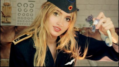 ASMR – MEDICAL EXAM by a military AIR FORCE girl ♥ the test to become a PILOT
