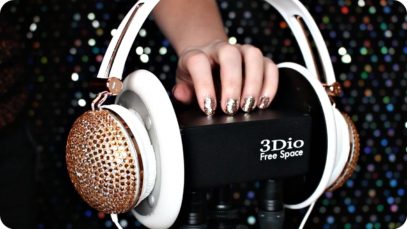 ASMR Mermaid Pillows, Headphones, Ear Peeling, Case Scratching/Tapping, Ear Brushing | 1 Hour 3Dio