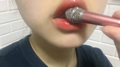 [미니 마이크 이팅 asmr] 입소리 / 바람소리  mic eating sound asmr