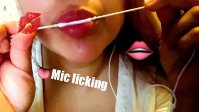 ASMR MIC LICKING?/ MOUTH SOUNDS?