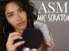 ASMR MIC SCRATCHING (+ some triggers words…)