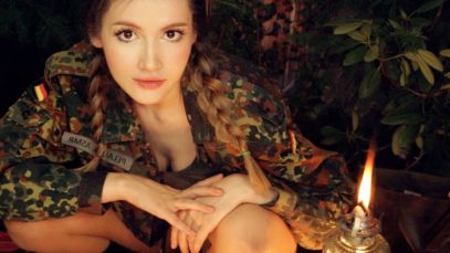 ASMR – Military MRE ? -A military Girl takes CARE of YOU in the WILD!
