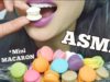 ASMR MINI MACARON (EATING SOUNDS) NO TALKING | SAS-ASMR