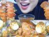 ASMR MOCHI + SEAFOOD BOIL *LOBSTER TAILS + MUSSELS + EGGS (EATING SOUNDS) NO TALKING | SAS-ASMR