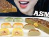 ASMR MOON CAKE *CHEESE CUSTARD + SALTED EGG YOLK + LOTUS SEEDS (EATING SOUNDS) NO TALKING | SAS-ASMR