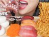 ASMR MOST POPULAR FOOD NOODLES MOCHI SUSHI OCTOPUS (EXTREME EATING SOUNDS) NO TALKING | SAS-ASMR