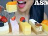 ASMR MOUSSE CAKE CHEESE CAKE (EATING SOUNDS) NO TALKING | SAS-ASMR