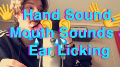 [ASMR] Mouth Sounds, Ear Licking & Hand Movements | 3 Triggers For Good Sleep???