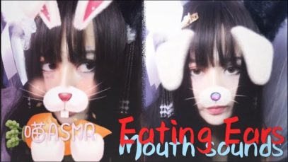 ASMR MOUTH SOUNDS, Eating Ears ?口腔音舔耳朵吃耳朵阿呜！#36