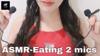 ASMR:: Mouth Sounds (intense)::嘴巴音:: 미니 마이크 두개 입소리