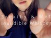 ASMR Moving Real Unintelligible Whispers with Hand Movements