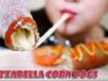 ASMR Mozzarella Corn Dogs (BIG BITE) EATING SOUND | LINH-ASMR