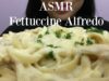 ASMR/MUKBANG Fettuccine Alfredo (EATING SOUNDS) No Talking | SAS-ASMR