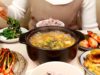 ASMR MUKBANG :) house meal(Soybean Paste Stew, crab sticks Pancake, Stir-fried shrimp, kimchi)