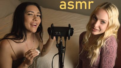 (ASMR) @Muna ASMR and Aurua Lotioned Up Ear Massage!