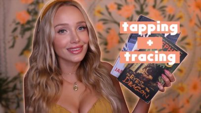 ASMR my fav books of 2019! tapping, tracing, whisper rambles