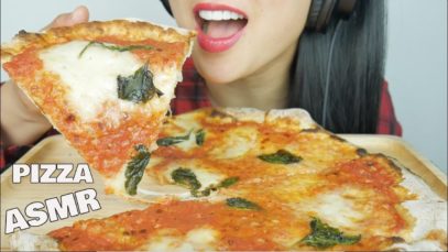 ASMR Neopolitan Margherita Pizza (EATING SOUNDS) NO TALKING | SAS-ASMR