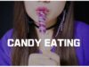 [ASMR] 보라보라 사탕 입소리   No Talking Purple Candy Eating  /キャンディー食べる  Korean ASMR