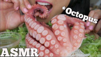 ASMR Octopus SASHIMI (SAVAGE CHEWY EATING SOUNDS) NO TALKING | SAS-ASMR