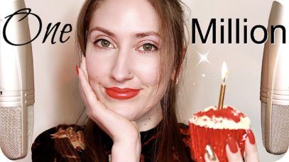 ASMR One Million ✨ Ear to Ear Whispering in New ASMR Space, Shure Mic Test, Crinkles & Cake ❤️?