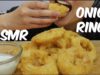 ASMR Onion Rings stuffed MOZZARELLA CHEESE (EXTREME CRUNCH EATING SOUNDS) No Talking | SAS-ASMR