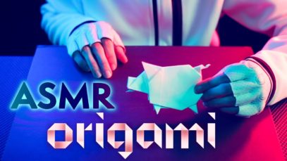 ASMR Origami PIG ?CRINKLY Folding PAPER ?Special Chinese New Year – NO TALKING