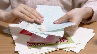 [小声-ASMR] 和紙を触る音 / Paper Sounds, Whispering