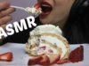 ASMR Pavlova Cake (SOFT FOAMY EATING SOUNDS) NO TALKING | SAS-ASMR