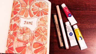ASMR Plan With Me / June 2019 Bullet Journal Setup