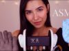 ASMR Playing With Textures on Mic (Bath gloves, Slime, Plastic Wrap, Bubble Wrap…)