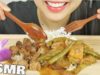 ASMR PORK ADOBO + VEGETABLE PINAKBET (EATING SOUNDS) NO TALKING | SAS-ASMR