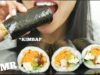 ASMR Pork Cutlet KIMBAP 김밥 (EATING SOUNDS) No Talking | SAS-ASMR
