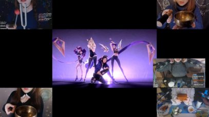 ASMR PPO STARS? (K/DA Pop Stars Cover Made with all ASMR Sounds, Retro Game Music St.)