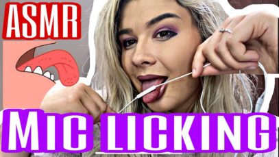 #ASMR PURE MIC LICKING, EAR EATING, MOUTH SOUNDS, EAR LICKING, MIC NIBBLING!! SLEEPY TIME!!