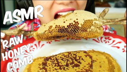ASMR Raw Honey Comb (EXTREME STICKY EATING SOUNDS) No Talking | SAS-ASMR