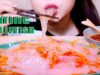ASMR RAW JELLYFISH (EXOTIC FOOD) CRUNCHY eating sound | LINH-ASMR