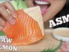 ASMR RAW SALMON (SAVAGE EATING SOUNDS) NO TALKING | SAS-ASMR