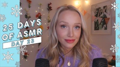 ASMR Reading You A Spooky Christmas Story (+ Relaxing Sounds) #25DaysOfASMR | GwenGwiz