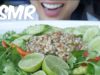 ASMR Red Ant Eggs Salad (เมนูเด็ด!! ก้อยไข่มดเเดง) No Talking | SAS-ASMR